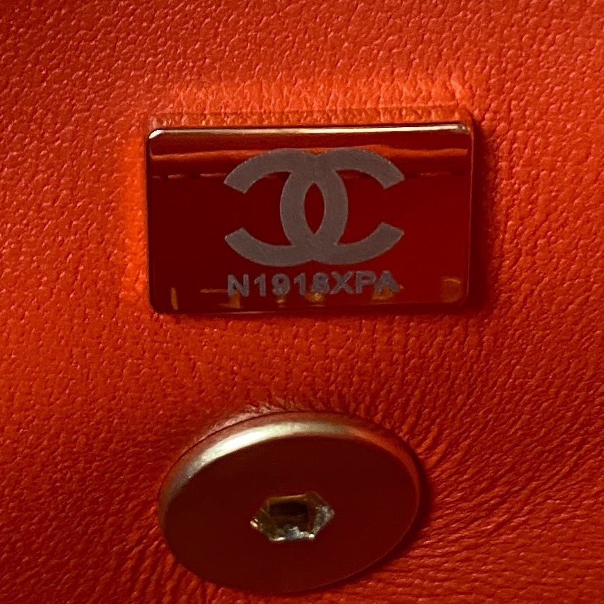 ＣＨＮＥＬ MINI FLAP BAG RED