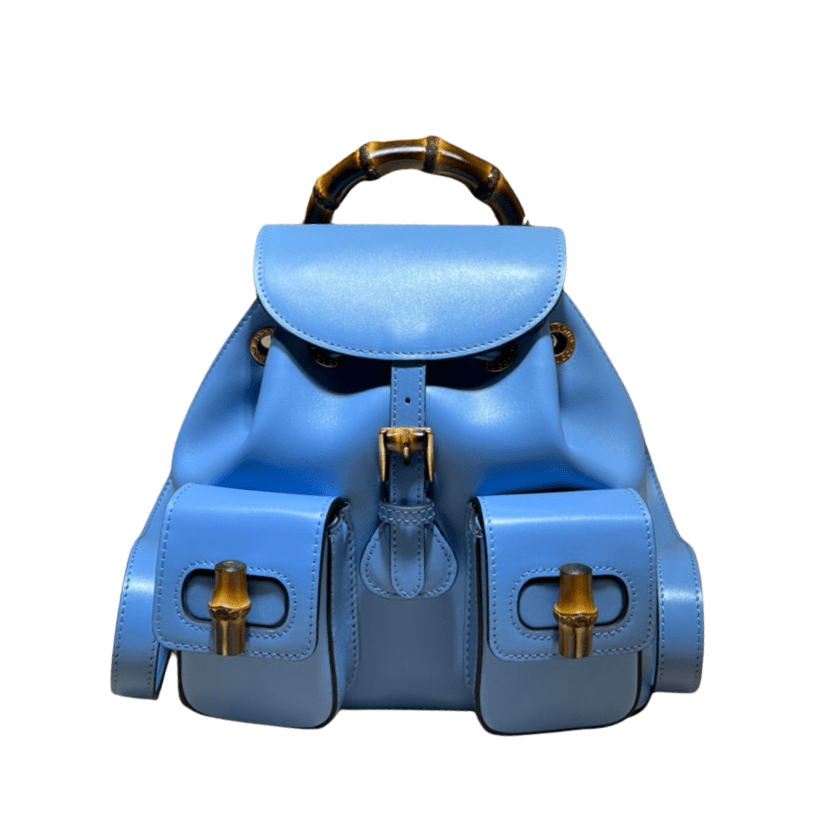 ＧＣＣＩSMALL BAMBOO BACKPACK BLUE