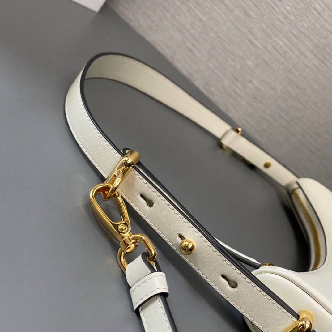 ＰＲＤＡ ARQUÉ SMALL LEATHER SHOULDER BAG WHITE