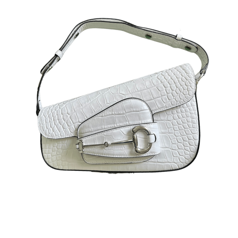 ＧＣＣＩHORSEBIT 1955 SMALL SHOULDER BAG WHITE