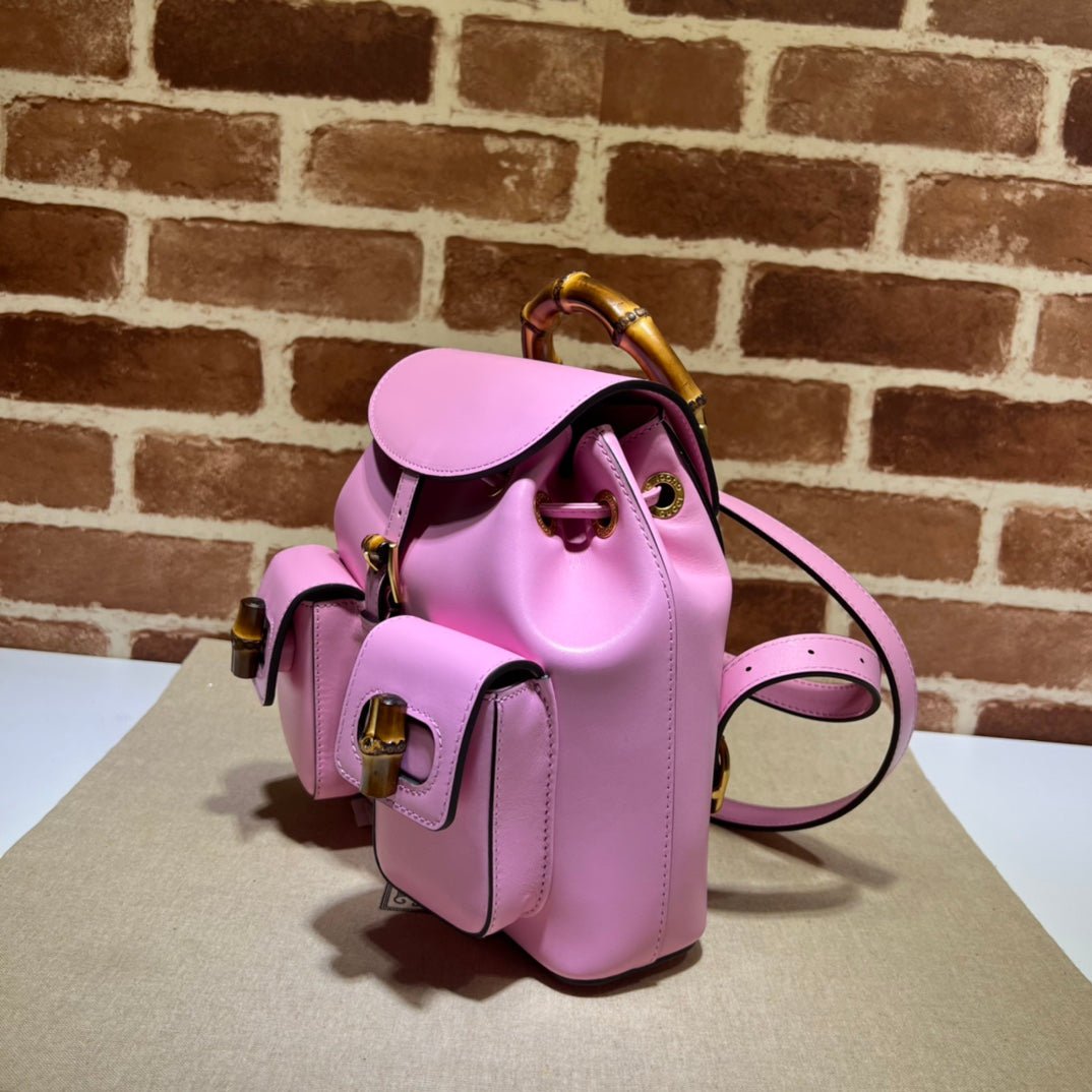 ＧＣＣＩSMALL BAMBOO BACKPACK PINK