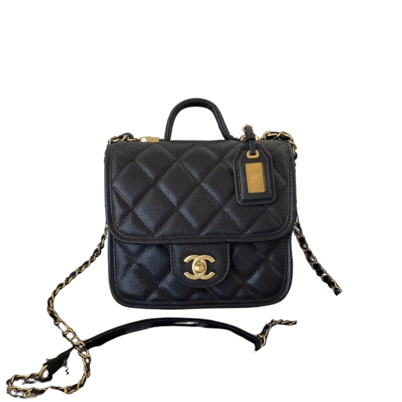 ＣＨＮＥＬ SMALL FLAP BAG WITH TOP HANDLE