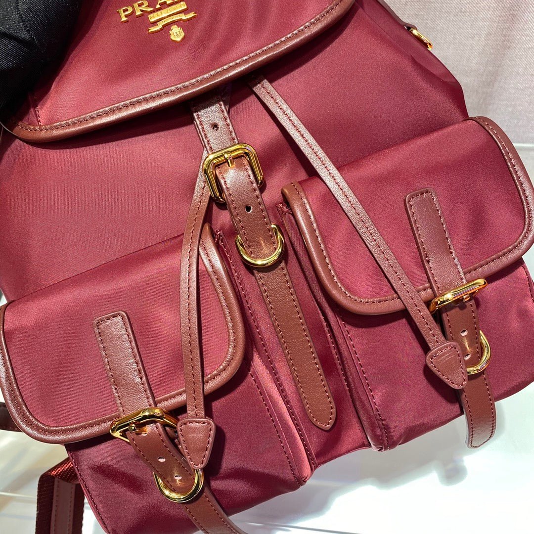 ＰＲＤＡ RE-NYLON BACKPACK BURGUNDY