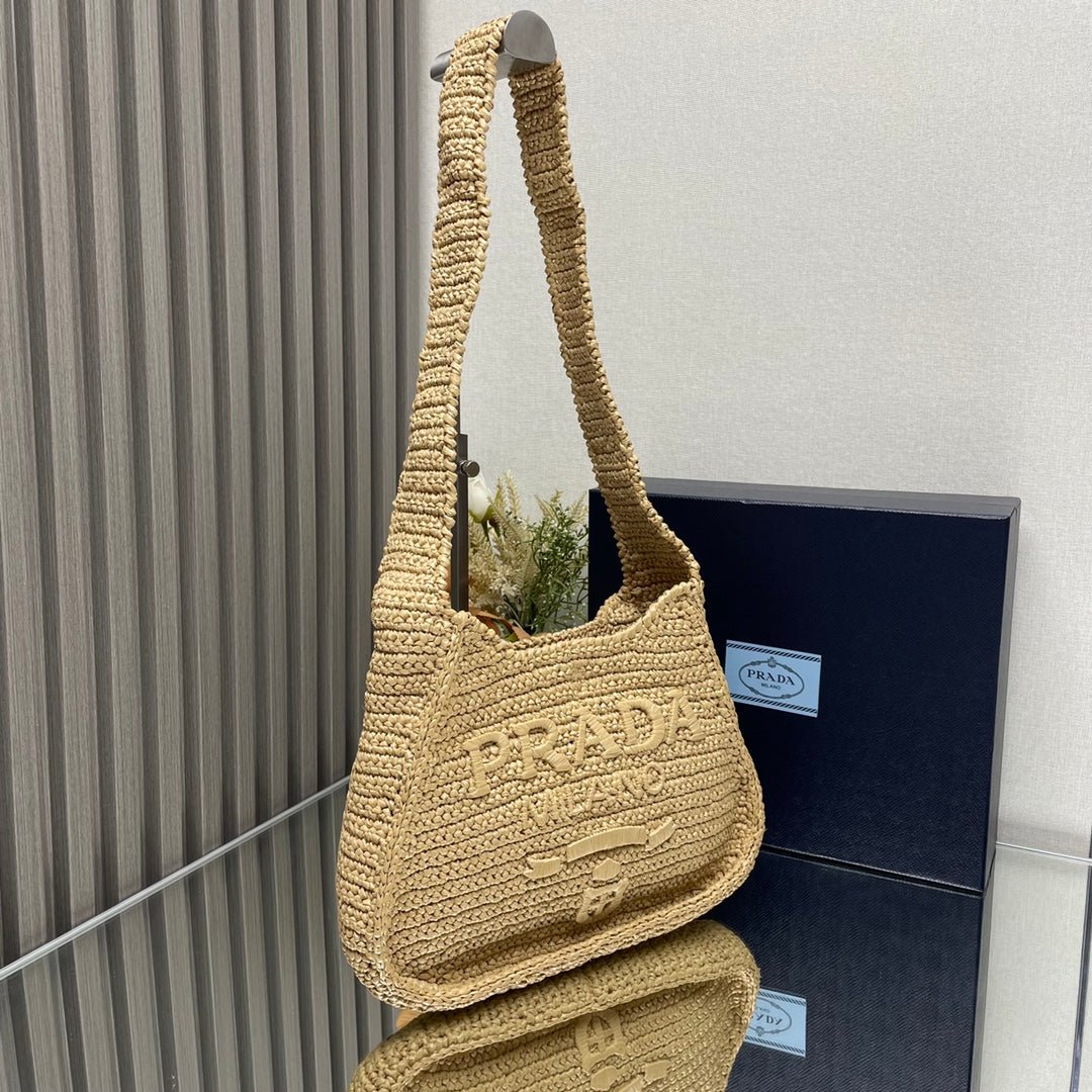 ＰＲＤＡ RAFFIA SHOULDER BAG