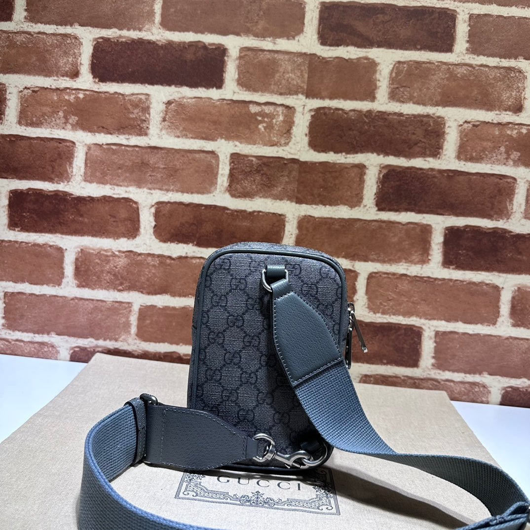 ＧＣＣＩOPHIDIA MINI SHOULDER BAG GG SUPREME GRAY