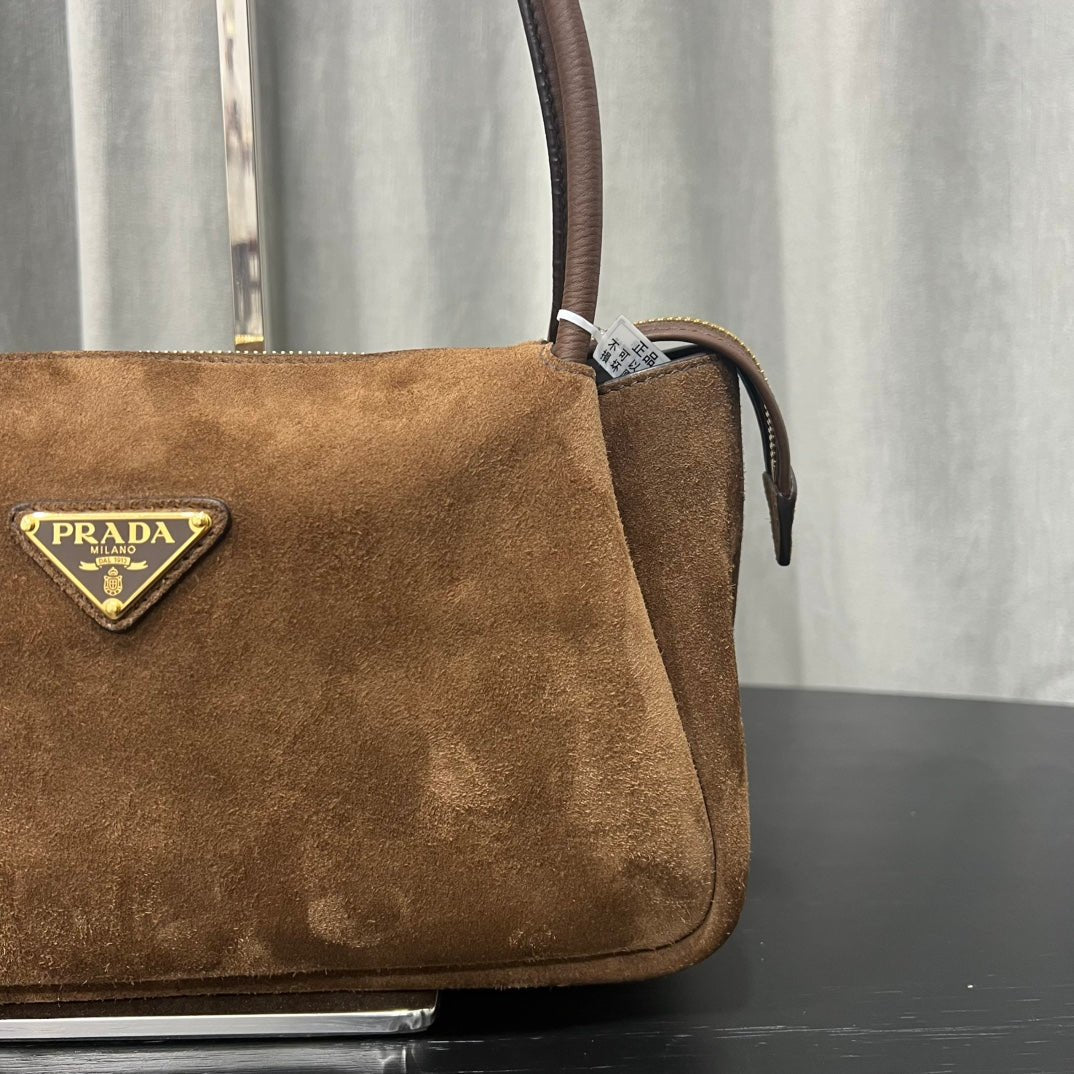 ＰＲＤＡ DARLING MEDIUM SUEDE LEATHER SHOULDER BAG