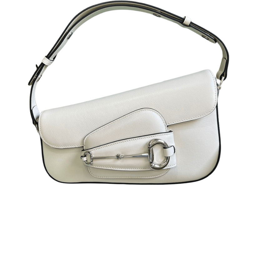ＧＣＣＩHORSEBIT 1955 SMALL SHOULDER BAG WHITE