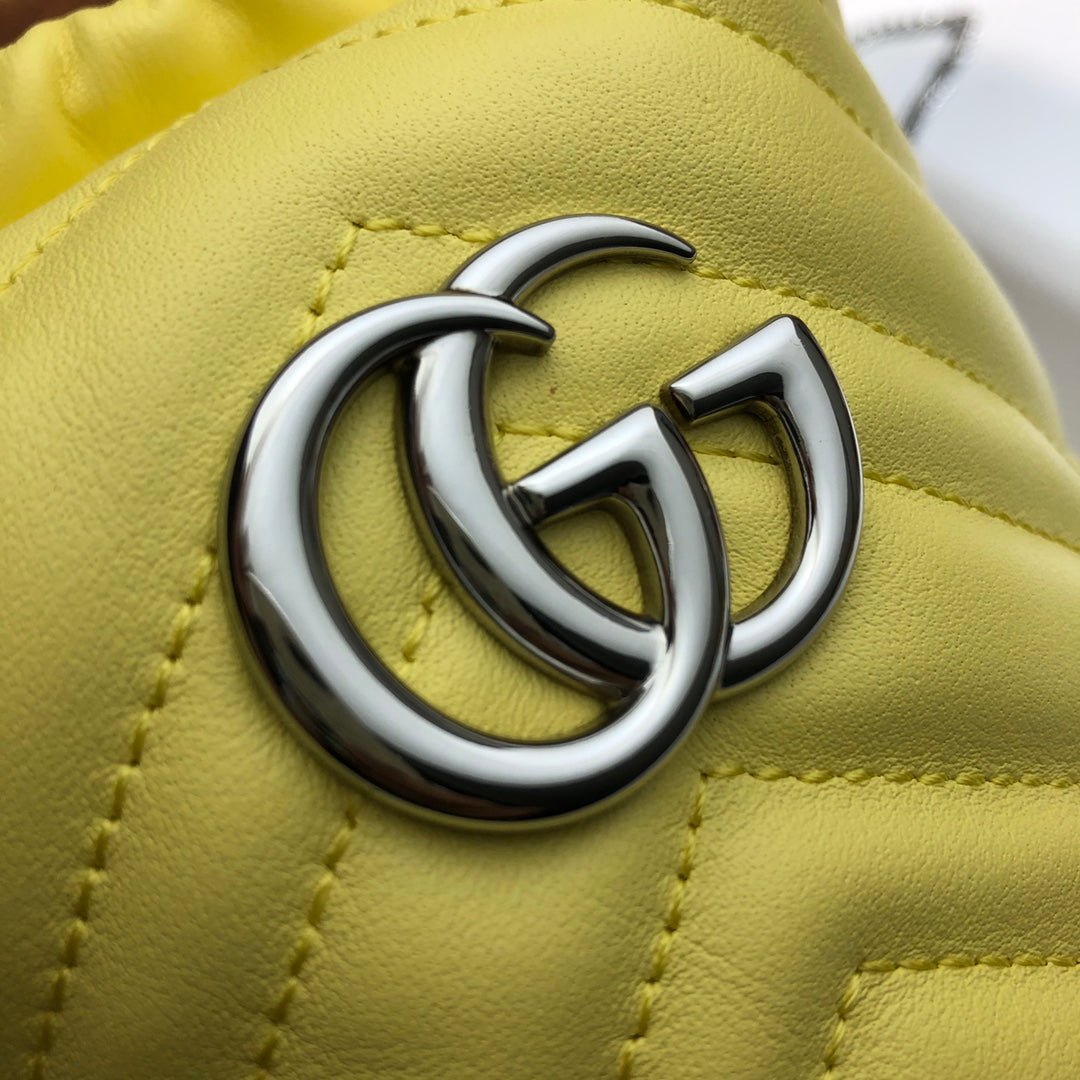 ＧＣＣＩGG MARMONT BUCKET BAG YELLOW