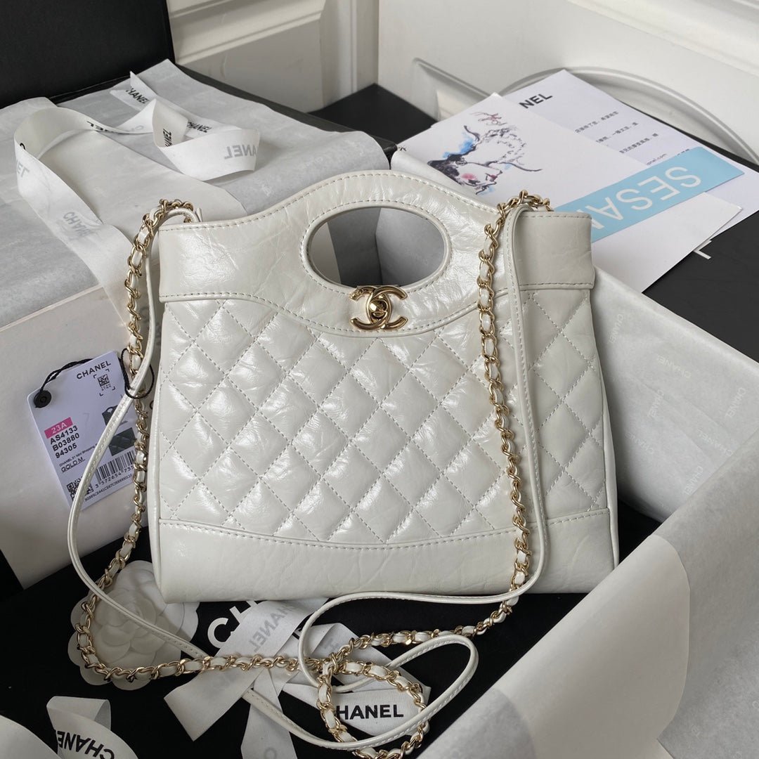 ＣＨＮＥＬ31 MINI SHOPPING BAG WHITE