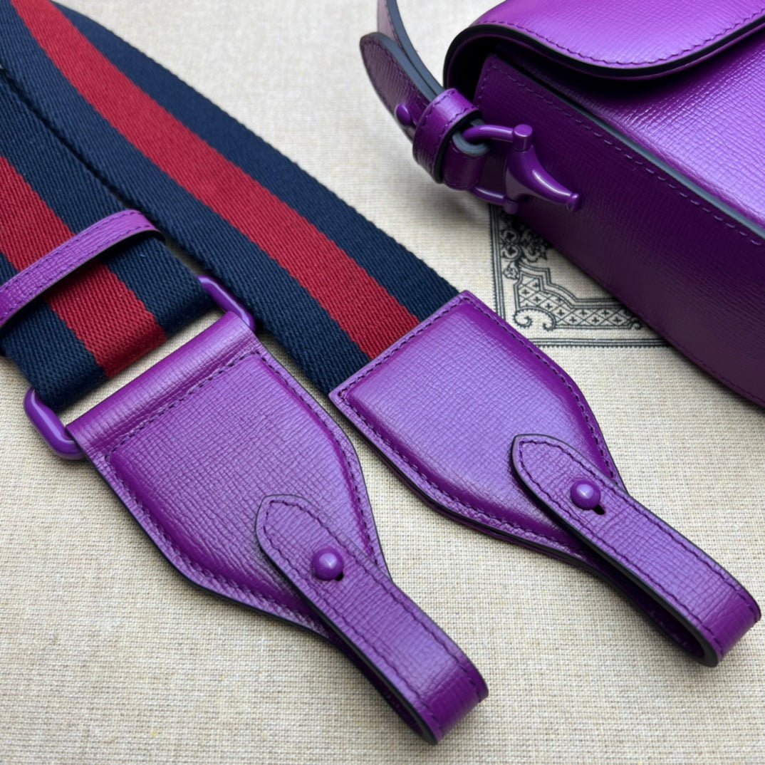 ＧＣＣＩHORSEBIT 1955 SHOULDER SMALL BAG VIVID VIOLET