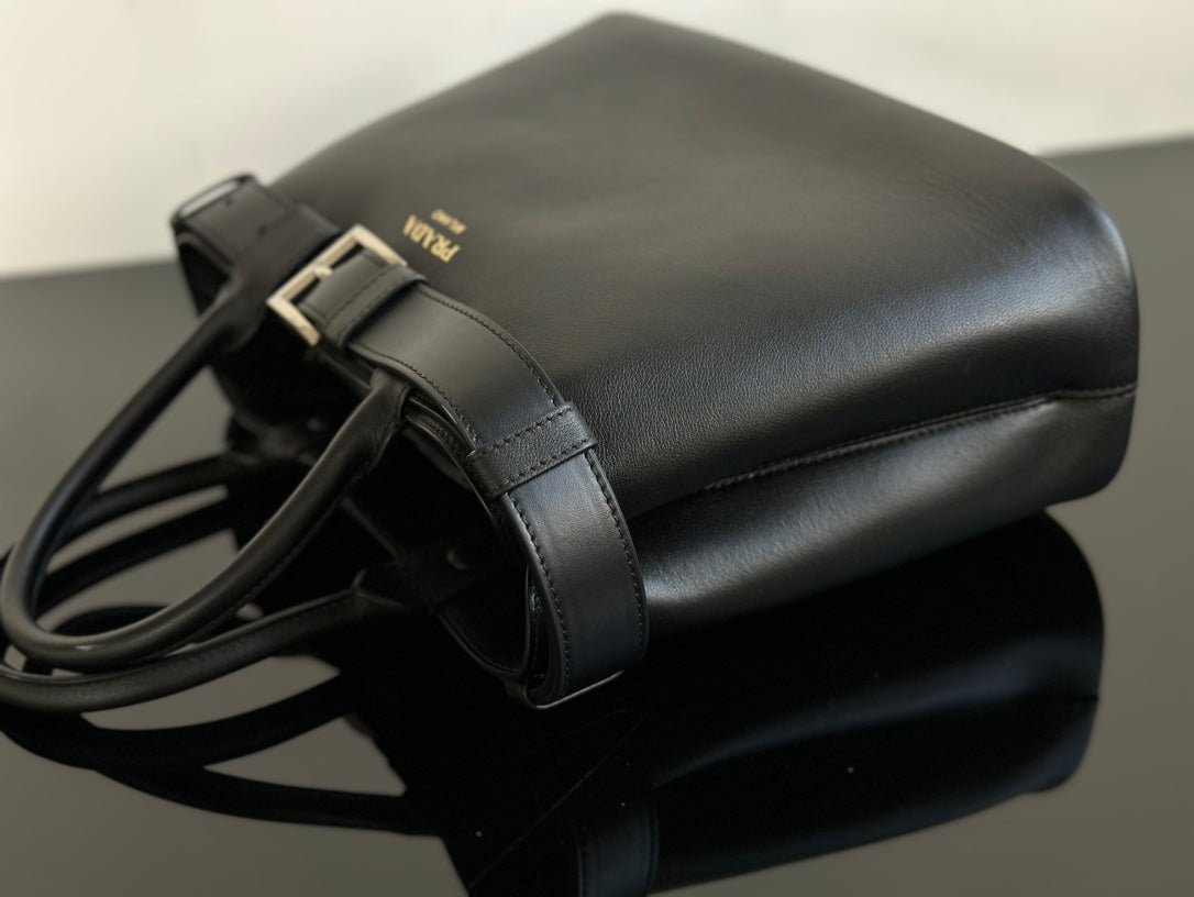 ＰＲＤＡ BUCKLE SMALL LEATHER HANDBAG WITH BELT