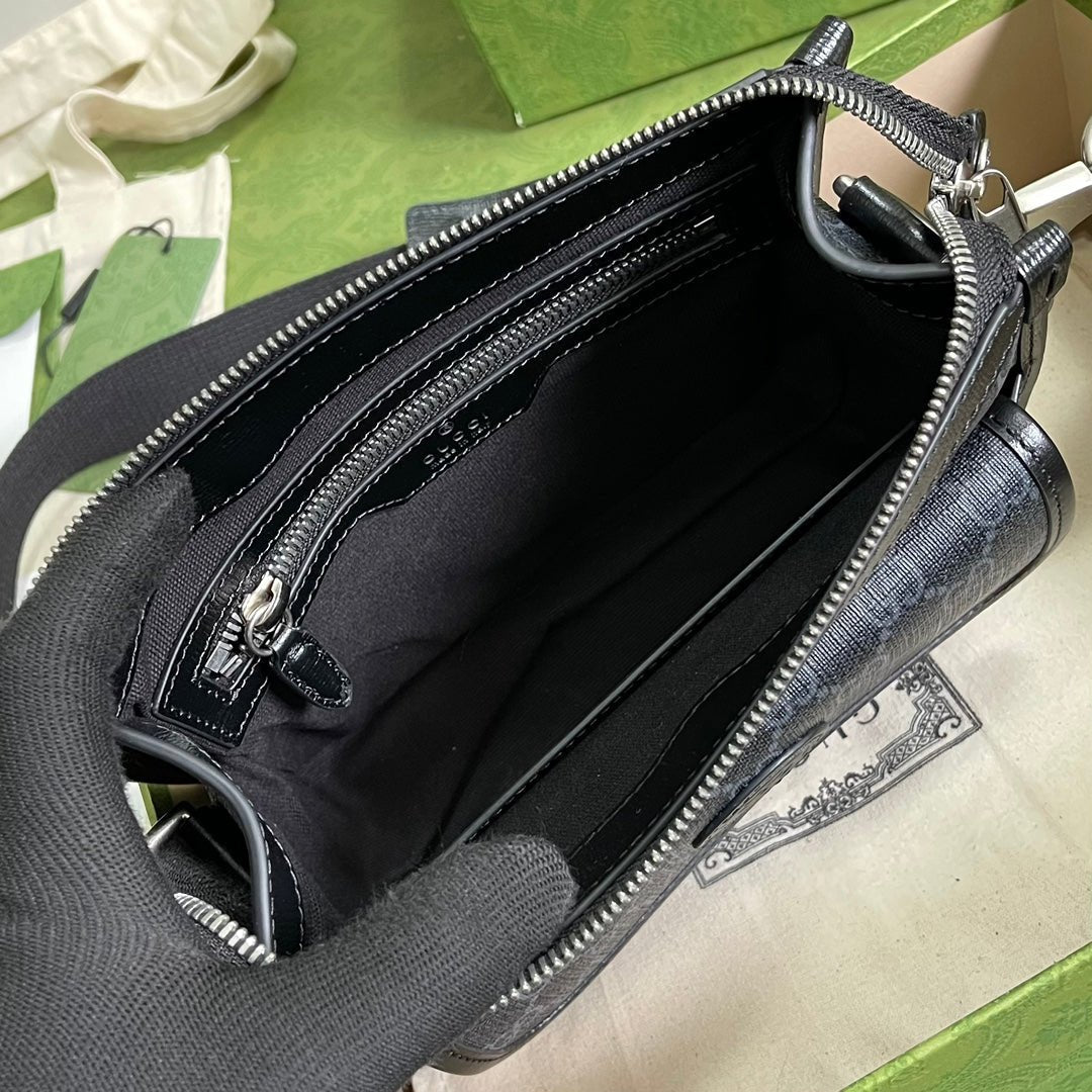 ＧＣＣＩRETRO GG SUPREME MESSENGER BAG BLACK