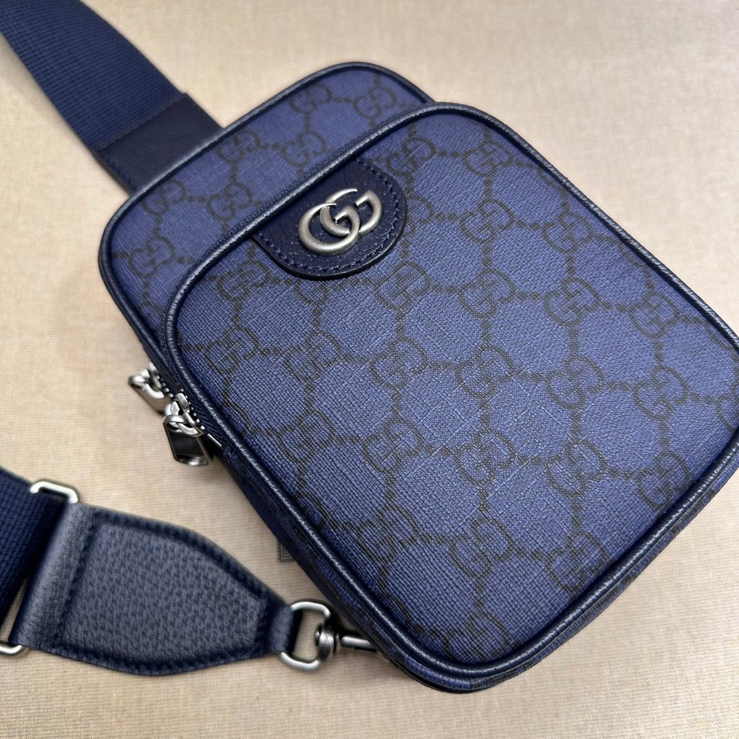 ＧＣＣＩOPHIDIA MINI SHOULDER BAG GG SUPREME NAVY