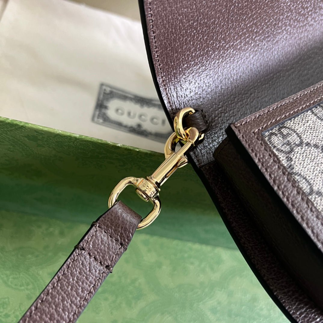 ＧＣＣＩBLONDIE LEATHER SHOULDER BAG BEGIE-BROWN