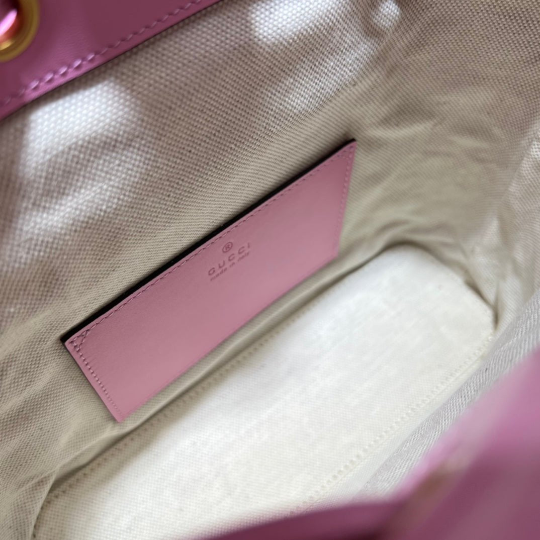 ＧＣＣＩSMALL BAMBOO BACKPACK PINK