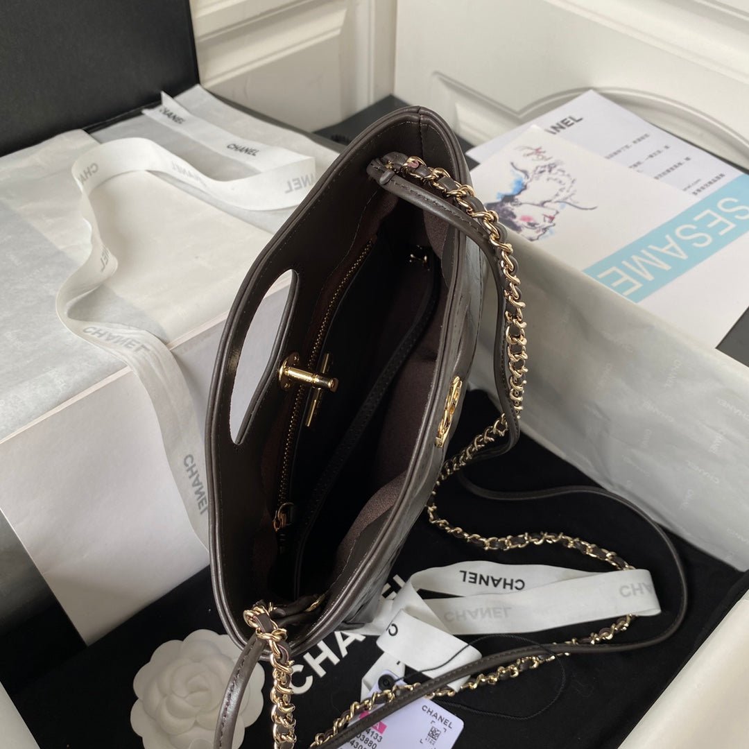 ＣＨＮＥＬ31 MINI SHOPPING BAG TAUPE