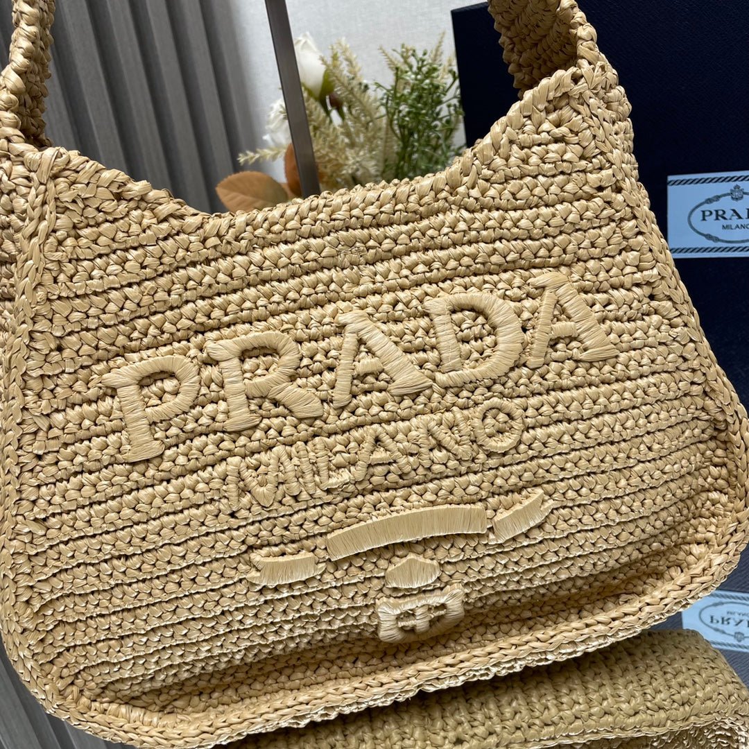 ＰＲＤＡ RAFFIA SHOULDER BAG