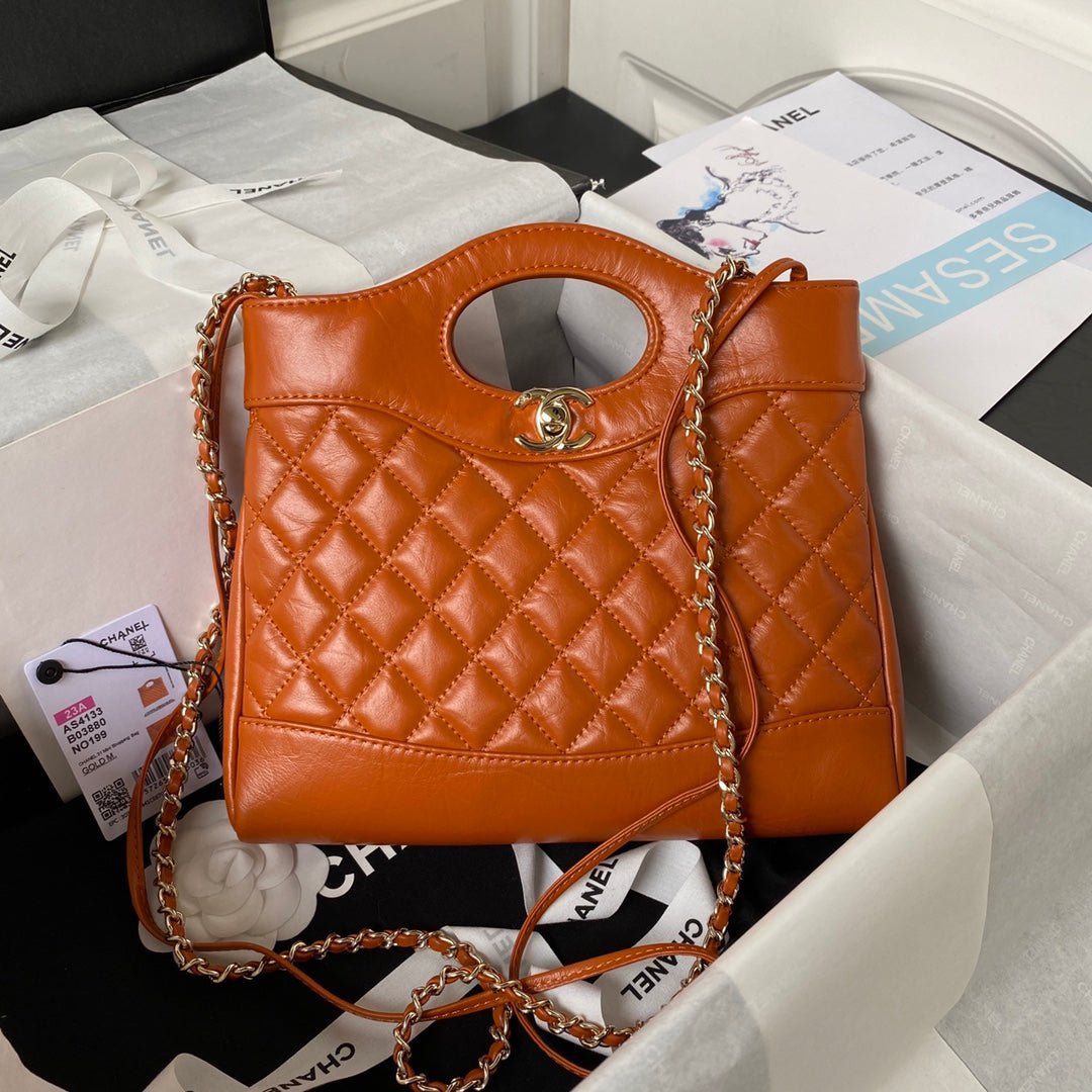 ＣＨＮＥＬ31 MINI SHOPPING BAG BROWN