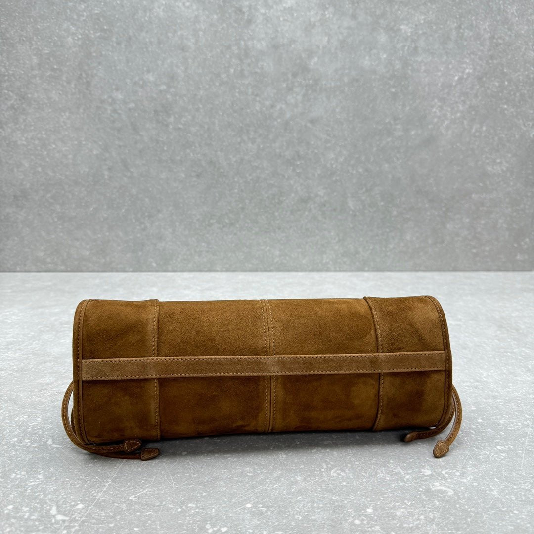 ＰＲＤＡ BONNIE MEDIUM SUEDE HANDBAG CINNAMON