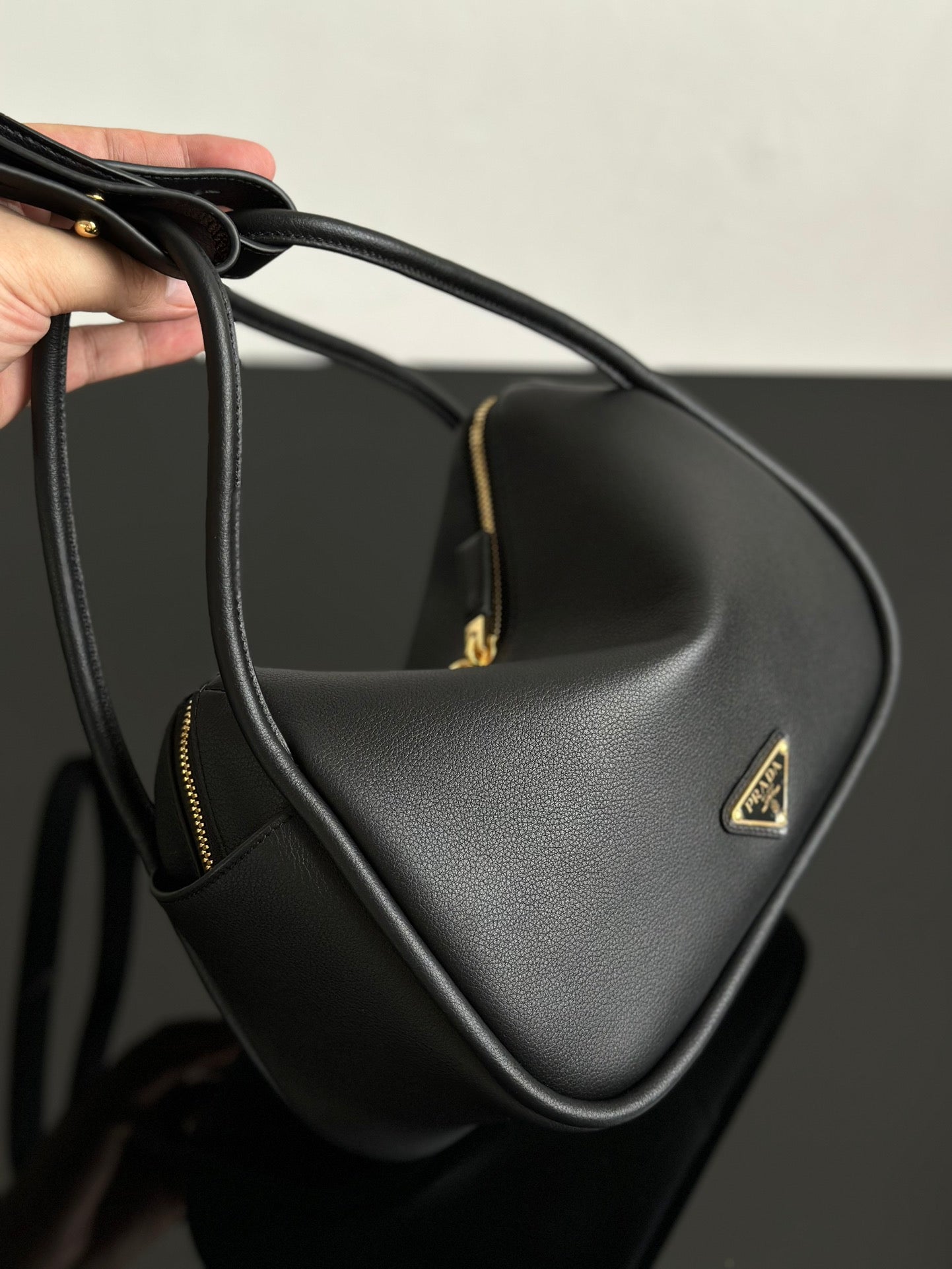 ＰＲＤＡ DARLING LEATHER HANDBAG BLACK