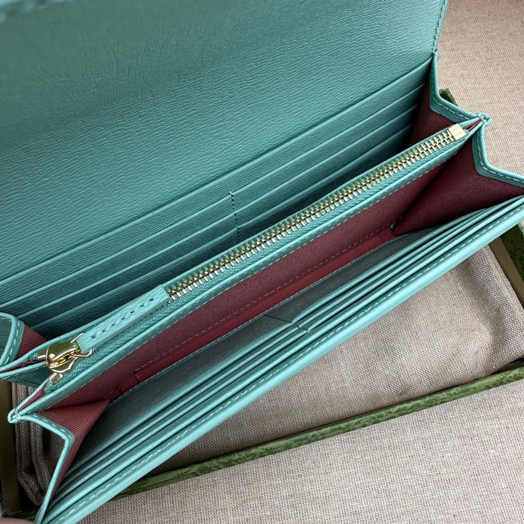 ＧＣＣＩCONTINENTAL WALLET SUMMER GREEN