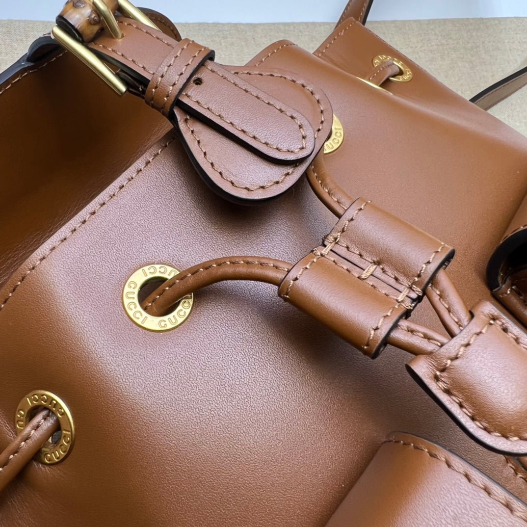 ＧＣＣＩSMALL BAMBOO BACKPACK BROWN