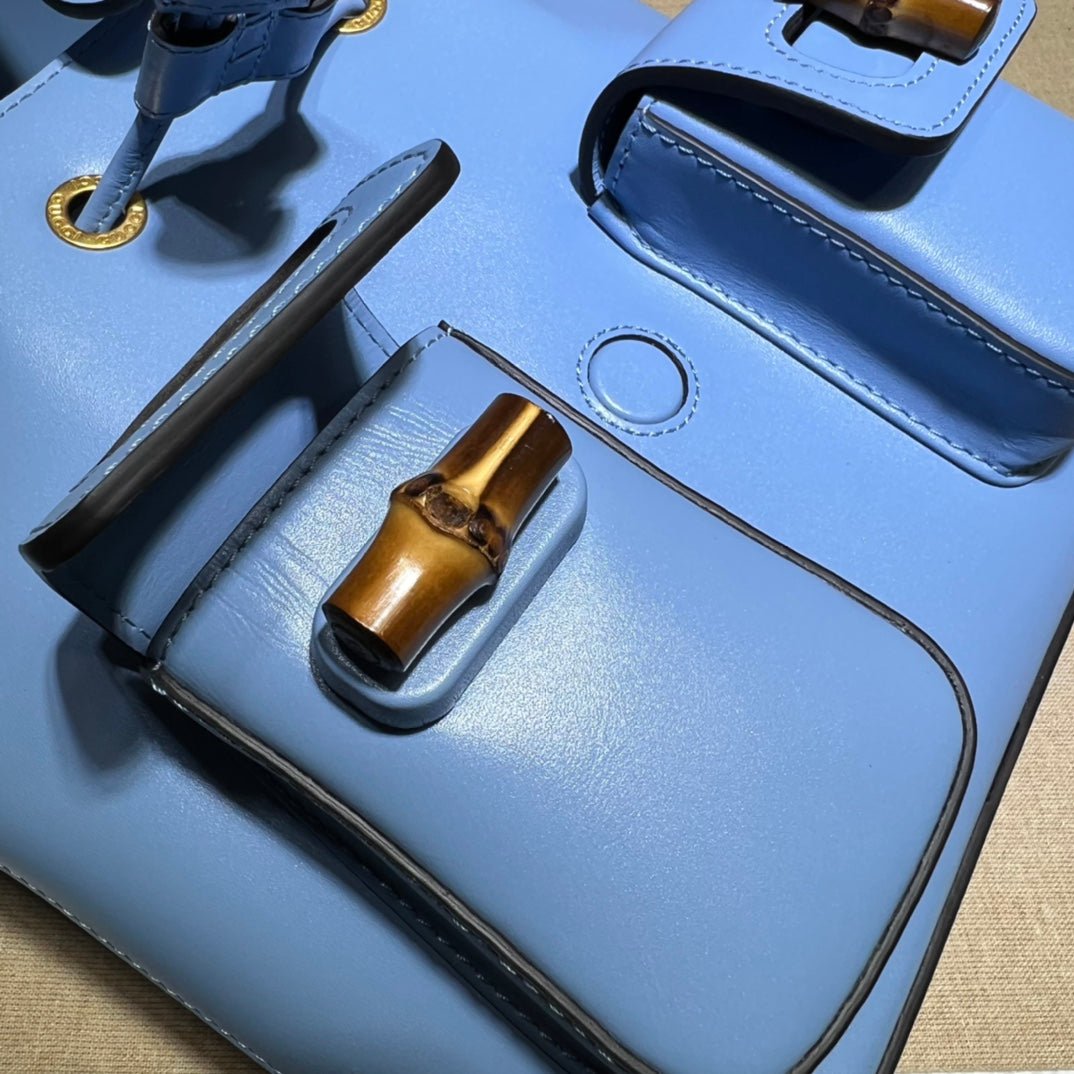 ＧＣＣＩSMALL BAMBOO BACKPACK BLUE