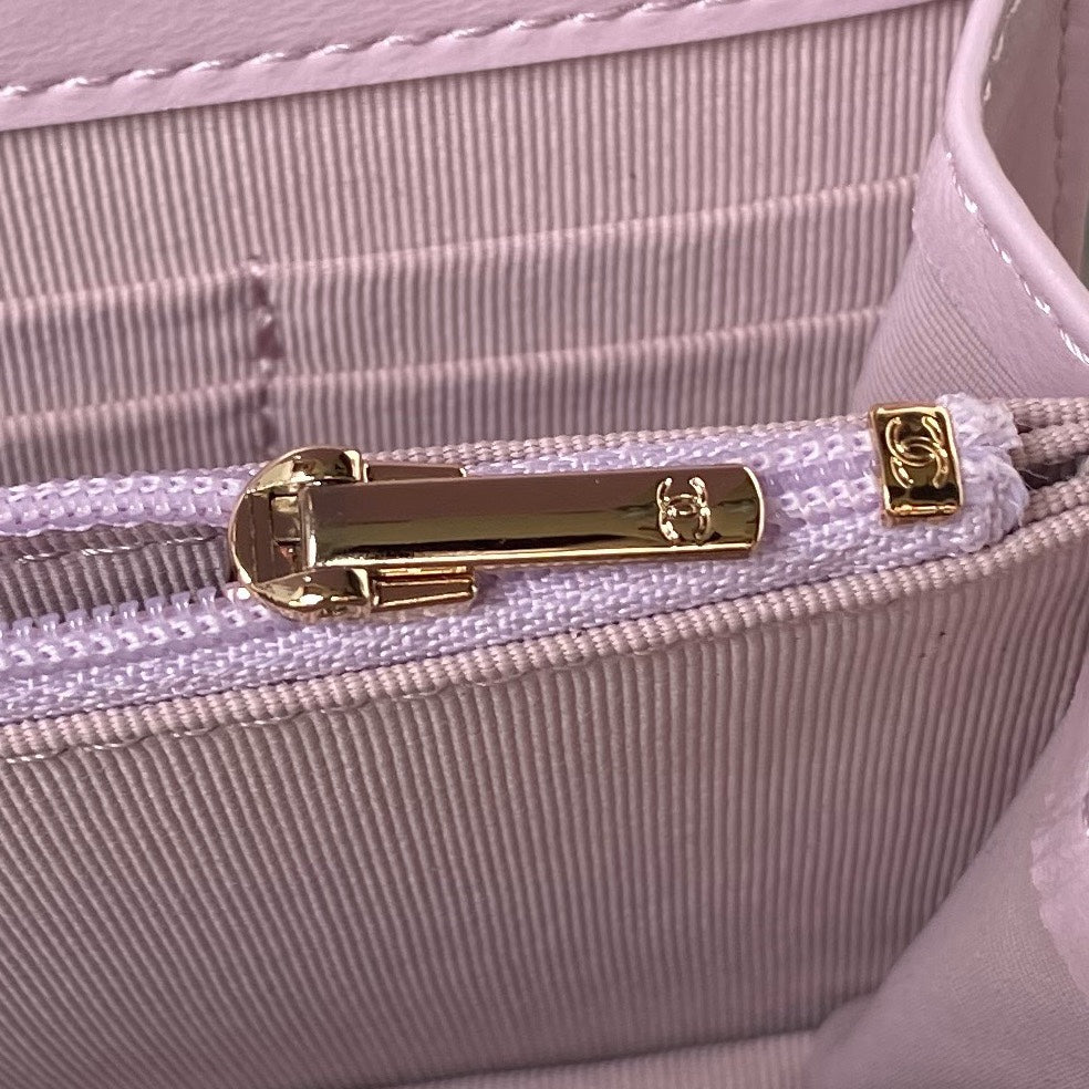 ＣＨＮＥＬCHAIN CLUTCH BAG PURPLE