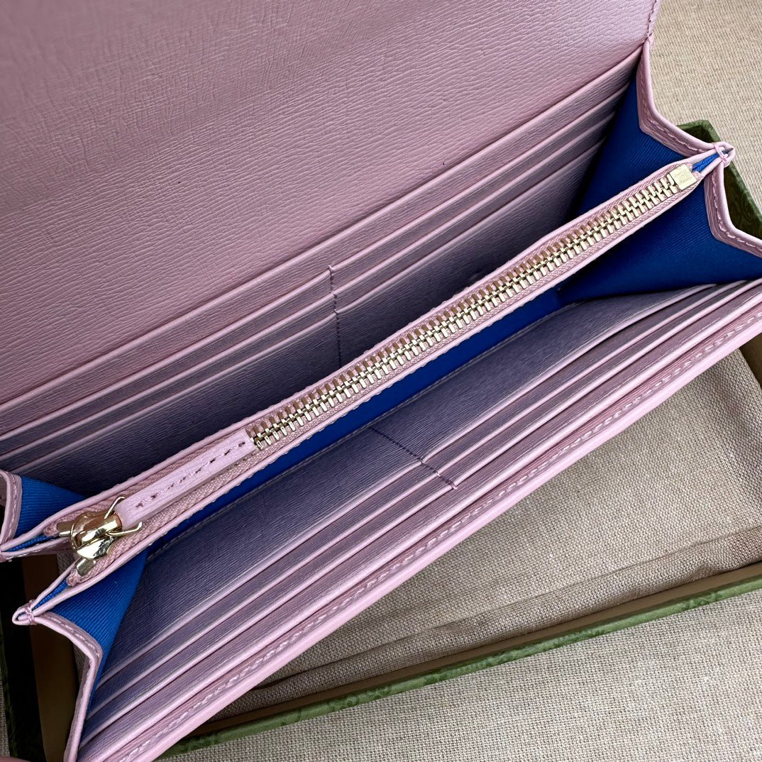 ＧＣＣＩCONTINENTAL WALLET PINK