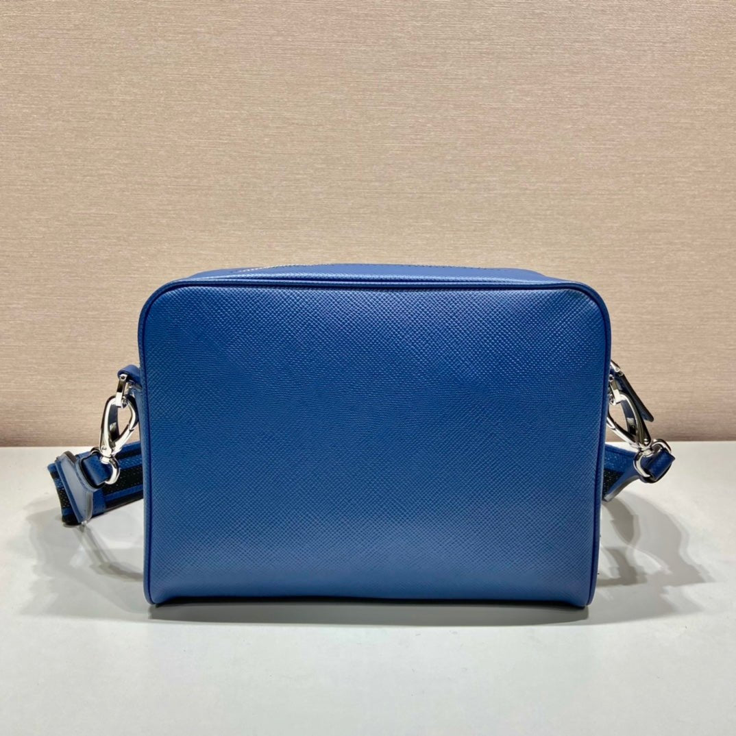 ＰＲＤＡ SAFFIANO LEATHER SHOULDER BAG AIR FORCE BLUE