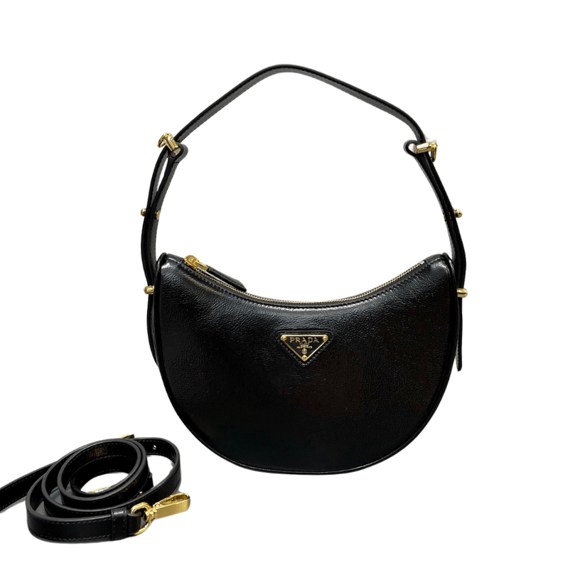 ＰＲＤＡ ARQUÉ SMALL LEATHER SHOULDER BAG