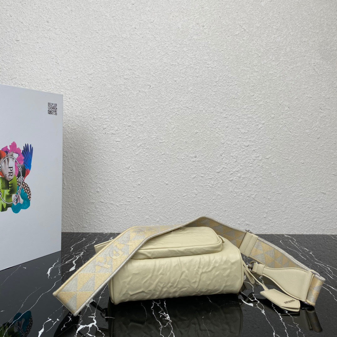 ＰＲＤＡ NAPPA ANTIQUE MULTI-POCKET SHOULDER BAG BIEGE