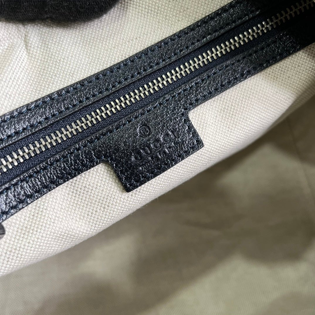 ＧＣＣＩOPHIDIA MEDIUM BOSTON BAG BEGIE-BLACK