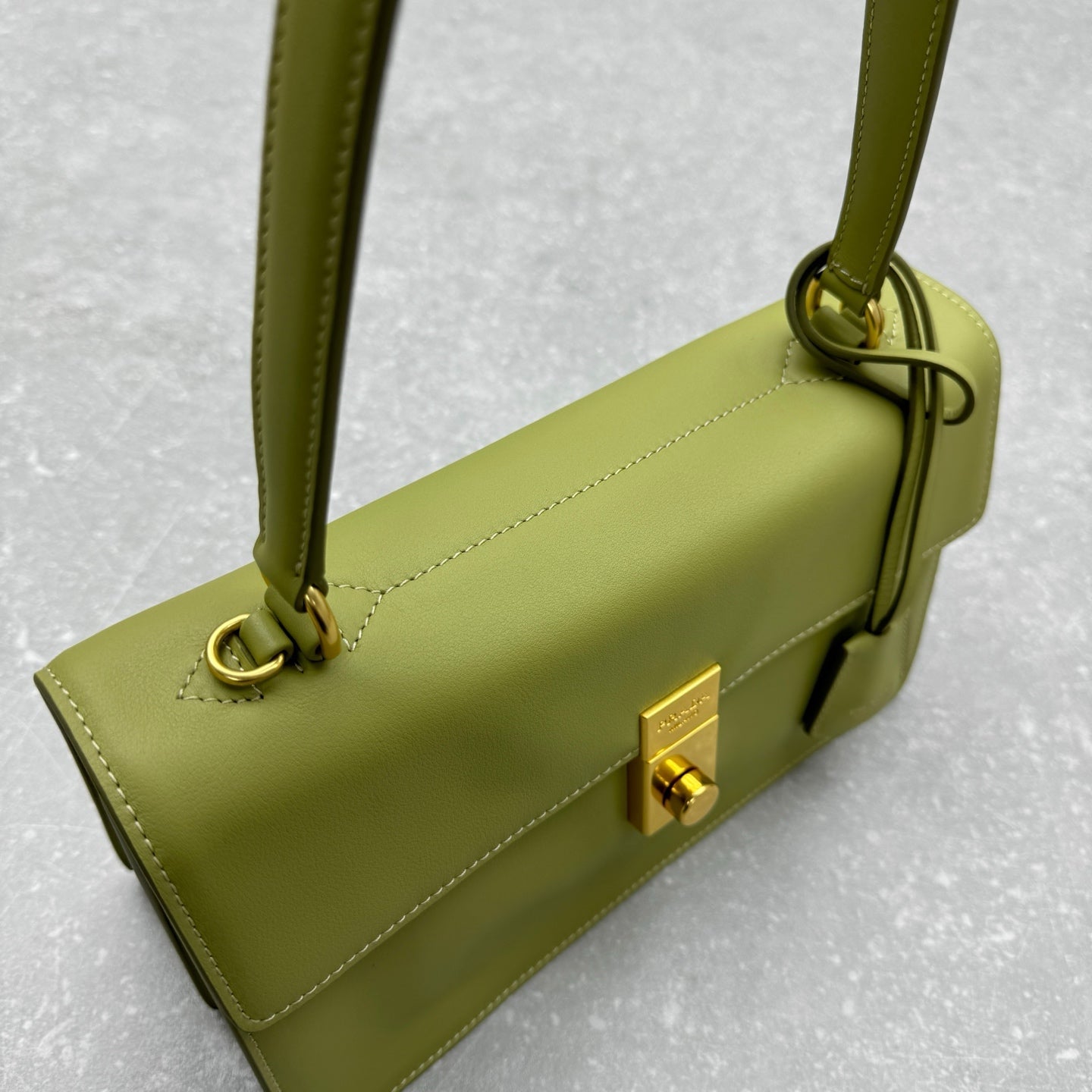 ＰＲＤＡ SOFT SOUND MEDIUM LEATHER SHOULDER BAG PISTACHIO GREEN