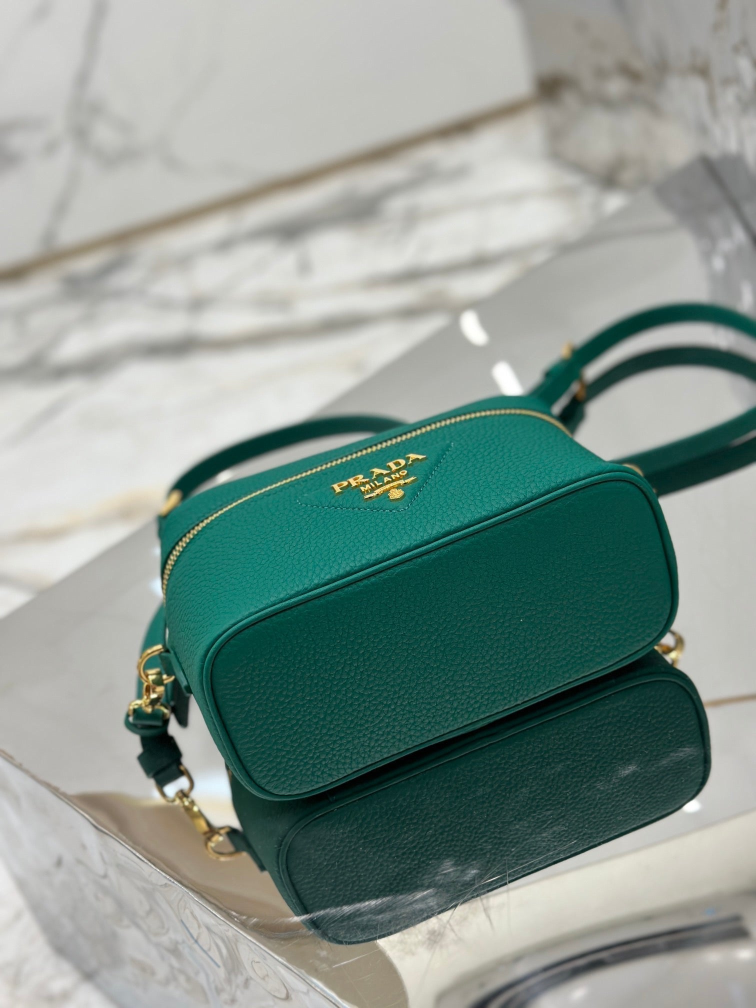 ＰＲＤＡ LEATHER MINI BAG GREEN
