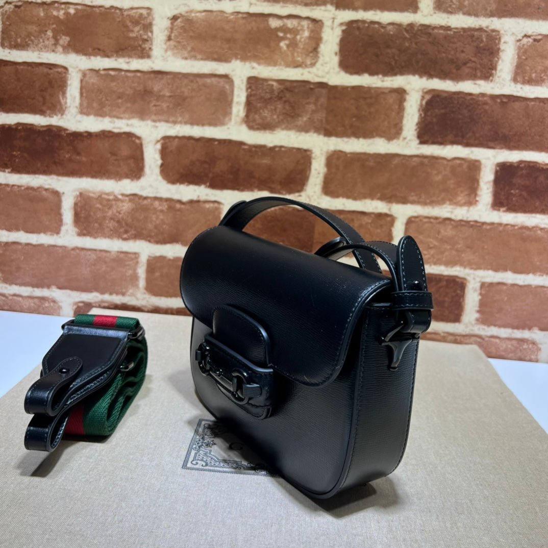 ＧＣＣＩHORSEBIT 1955 SHOULDER SMALL BAG BLACK