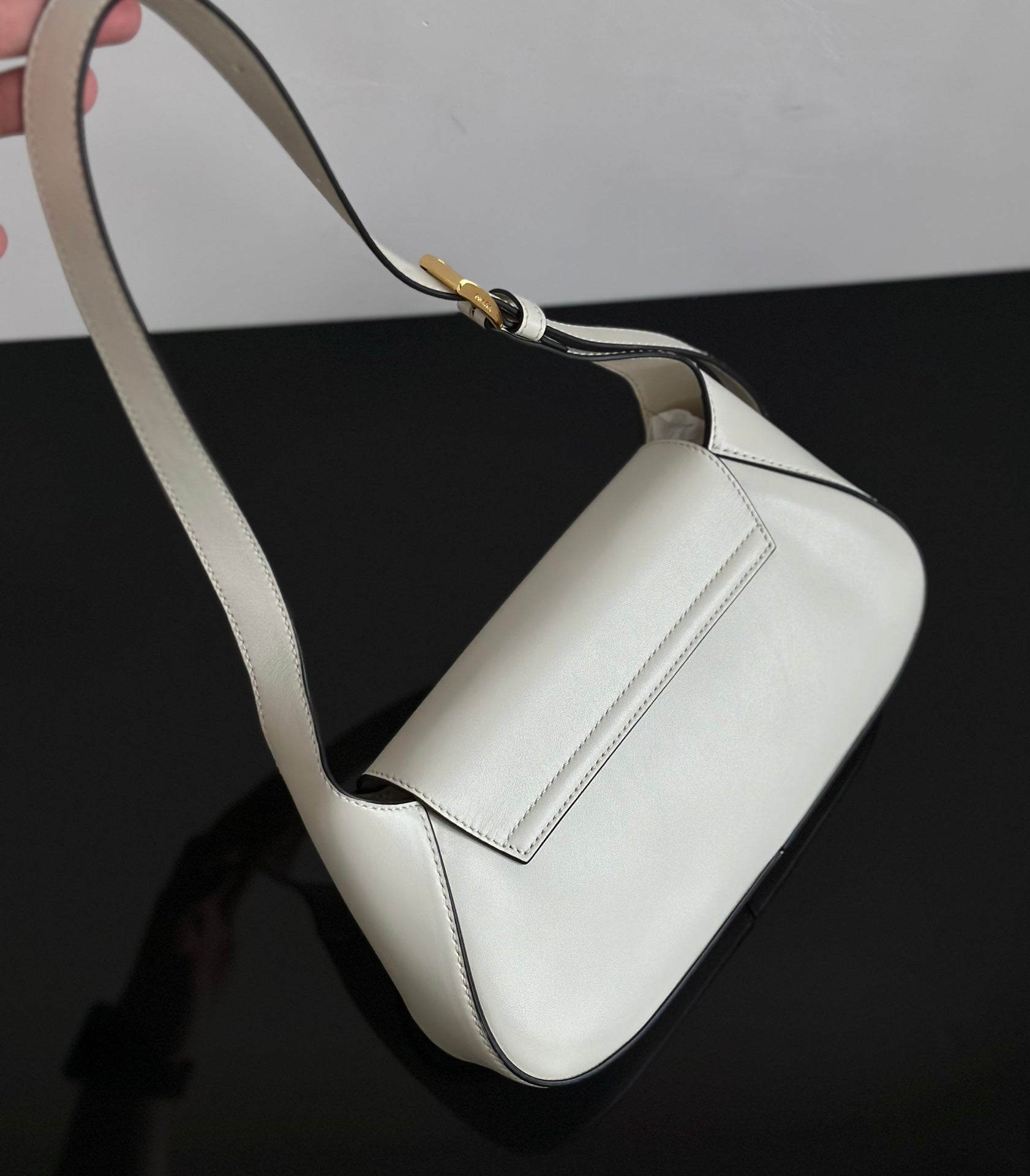 ＰＲＤＡ SMALL LEATHER SHOULDER BAG WHITE