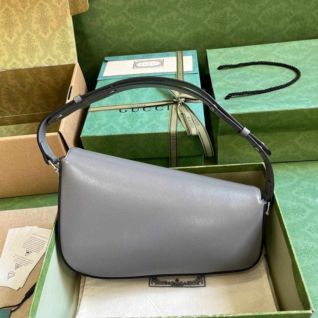 ＧＣＣＩHORSEBIT 1955 SMALL SHOULDER BAG GREY