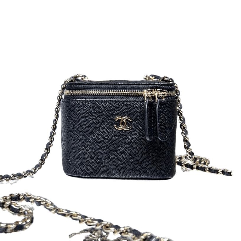 ＣＨＮＥＬMINI VANITY CASE WITH CLASSIC CHAIN