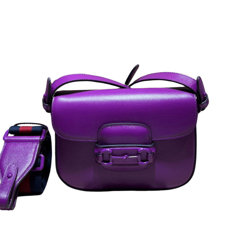 ＧＣＣＩHORSEBIT 1955 SHOULDER SMALL BAG VIVID VIOLET