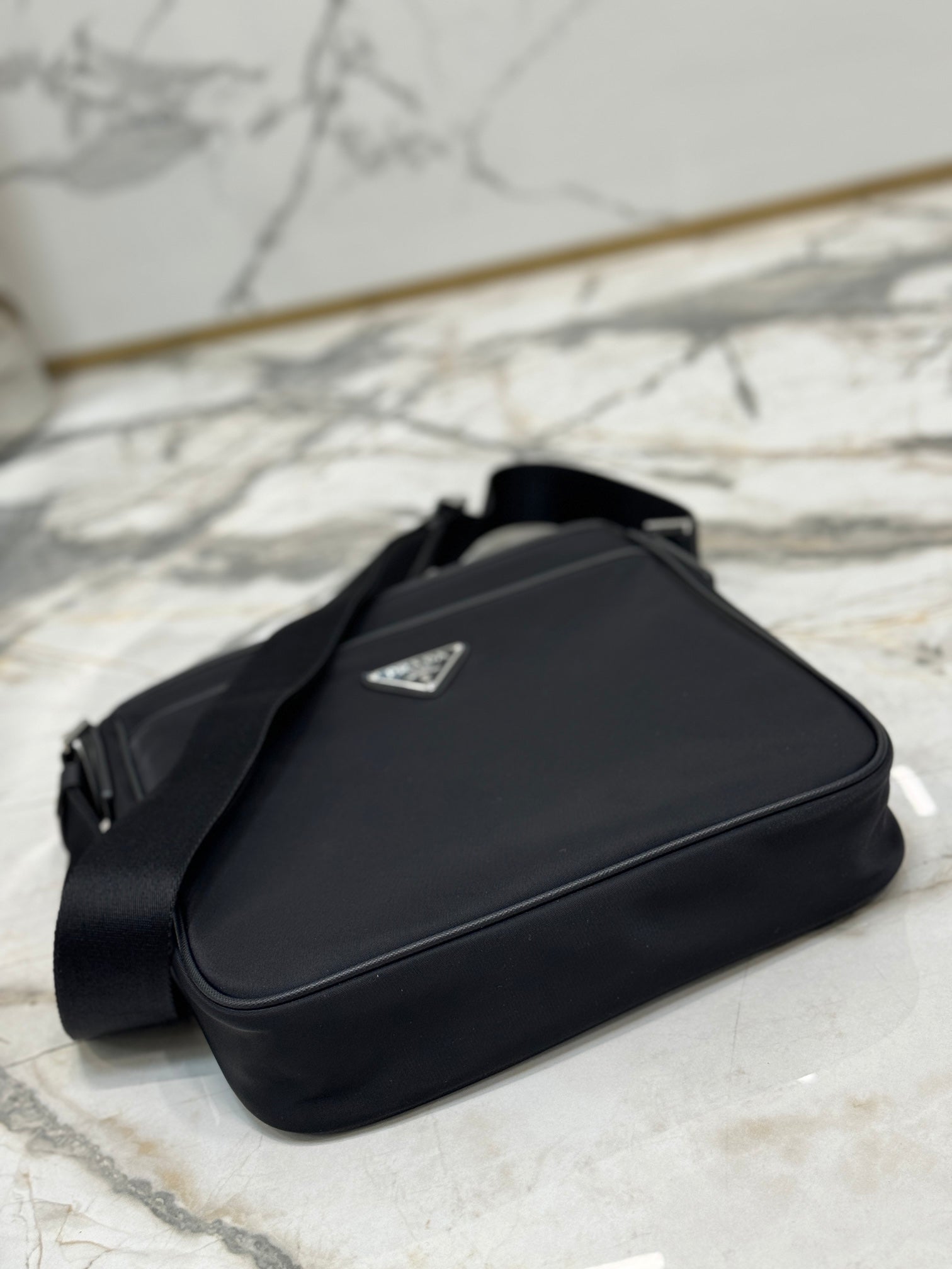 ＰＲＤＡ RE-NYLON AND SAFFIANO LEATHER SHOULDER BAG