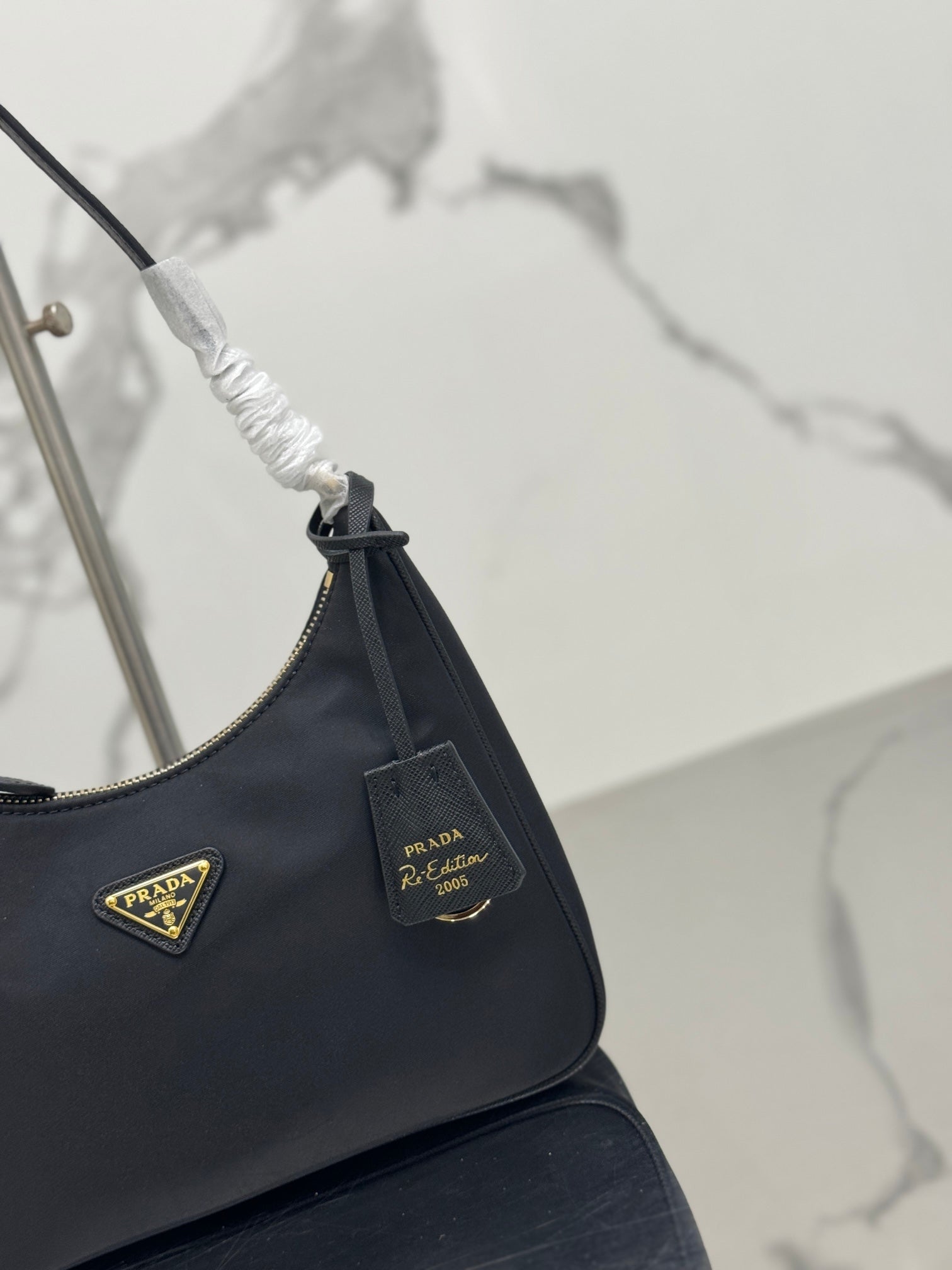 ＰＲＤＡ RE-EDITION 2005 RE-NYLON AND SAFFIANO MINI BAG BLACK