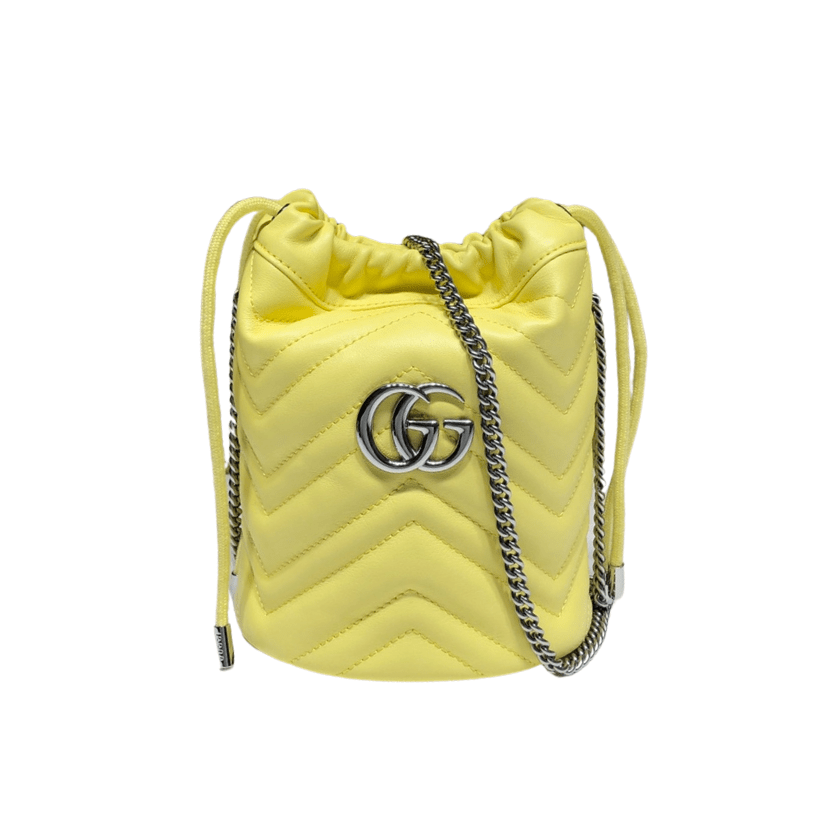 ＧＣＣＩGG MARMONT BUCKET BAG YELLOW