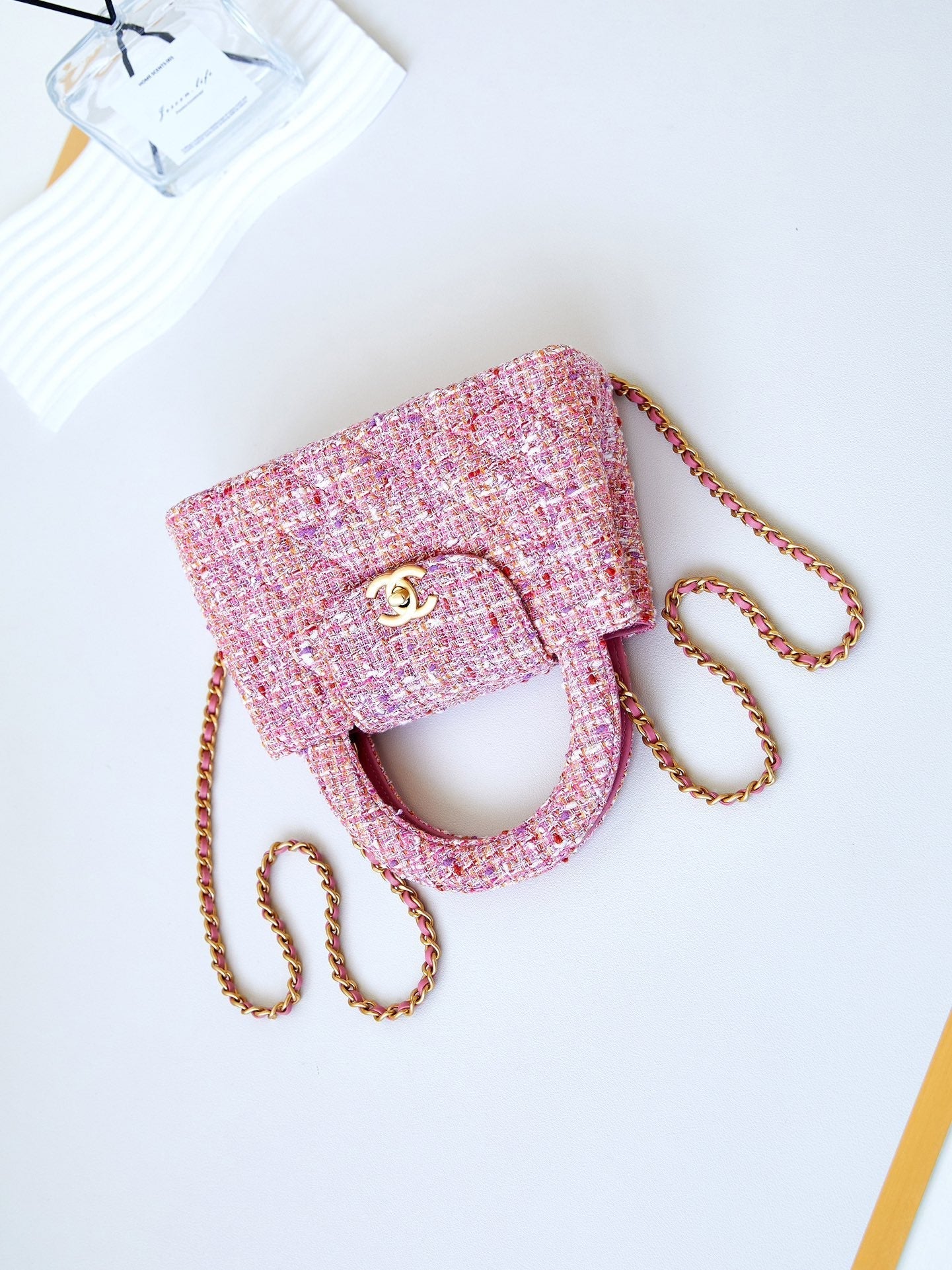 ＣＨＮＥＬMINI KELLY 23K TOP HANDLE PINK