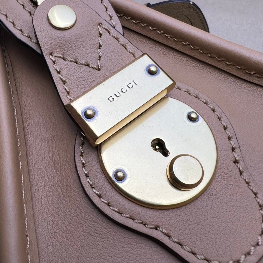 ＧＣＣＩGG SMALL TOP HANDLE BAG TAUPE BROWN