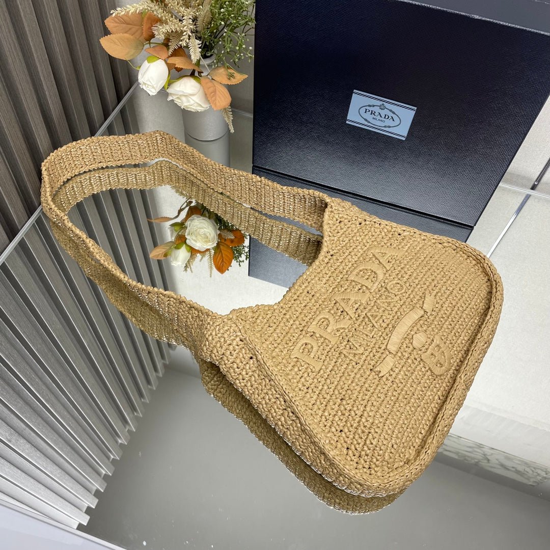 ＰＲＤＡ RAFFIA SHOULDER BAG