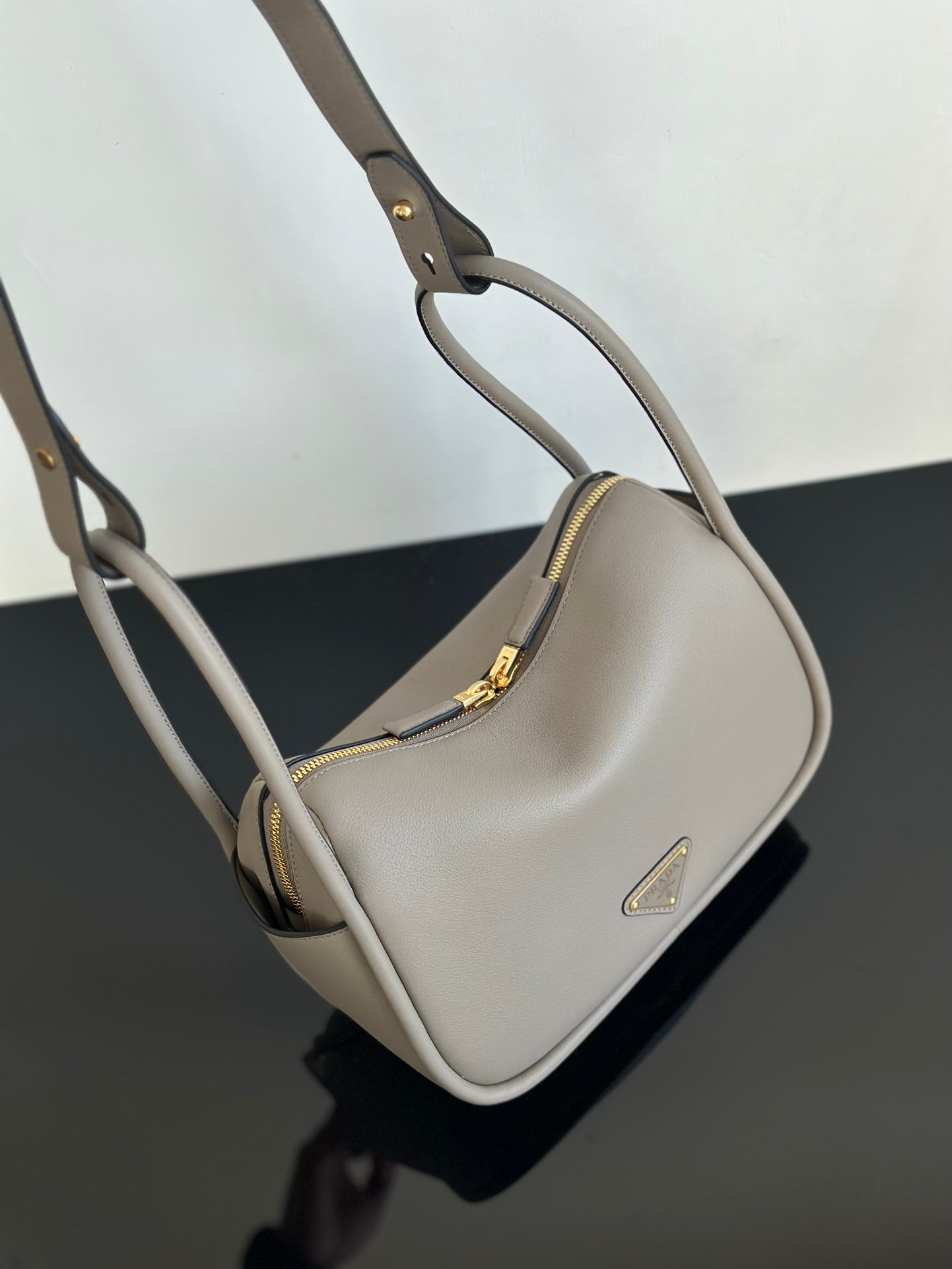 ＰＲＤＡ DARLING LEATHER HANDBAG CLAY