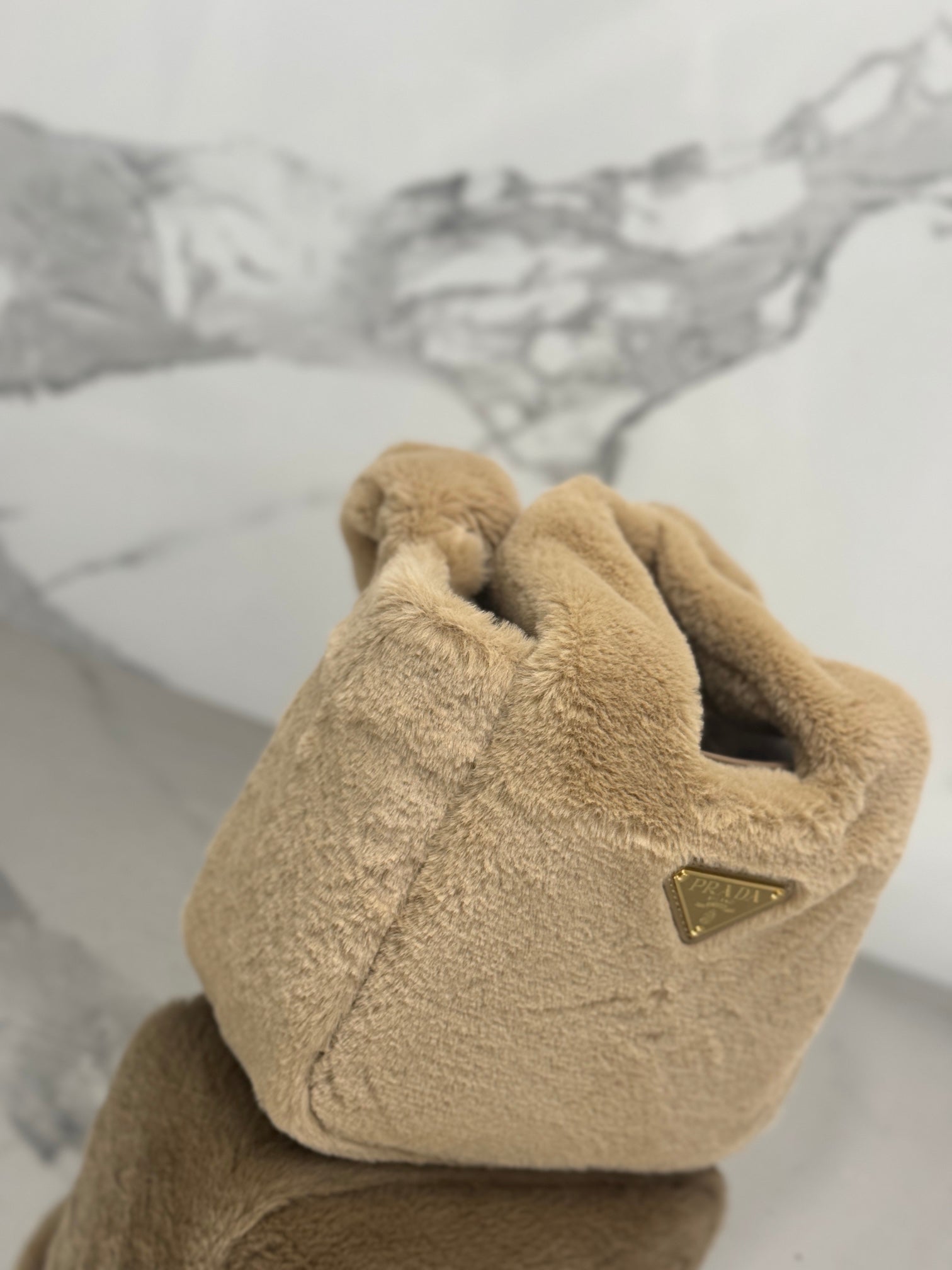 ＰＲＤＡ SHEARLING MINI HANDBAG