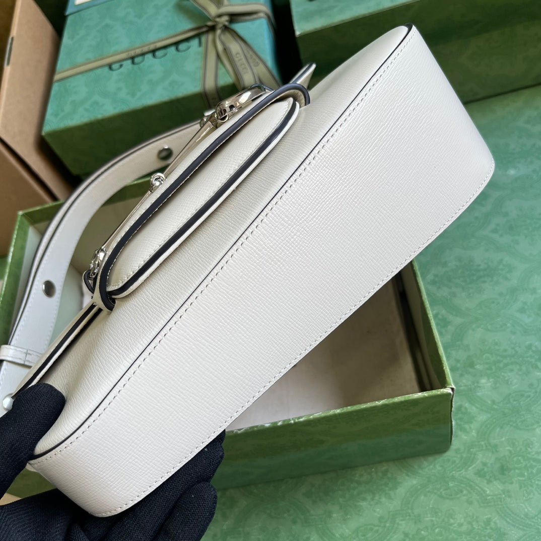 ＧＣＣＩHORSEBIT 1955 SMALL SHOULDER BAG WHITE