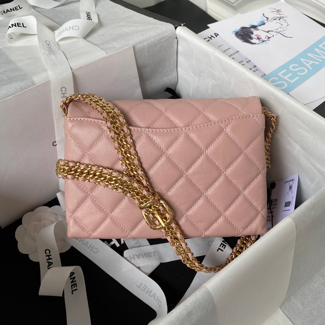 ＣＨＮＥＬSMALL FLAP BAG PINK